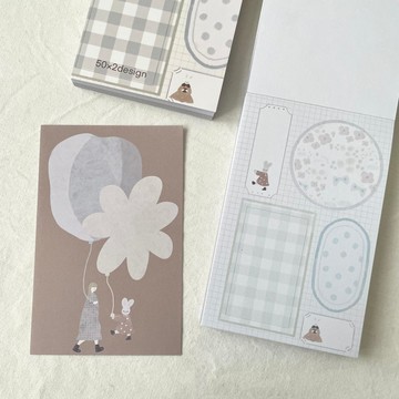 Mini 6 內頁Memo 兔子