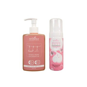【瑞丹絲官方賣場】 白麝香酵素私密衣物手洗精260ml+ 美白私密面膜慕斯150ml