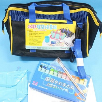 SIMBALION雄獅 PCB299 水彩手提袋組/一袋入(定299)【APP滿額下單4%點數(單一帳號最高1000點)】7/31止