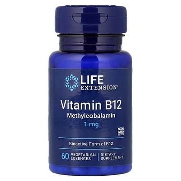 Life Extension, 甲基鈷胺素素食含片，1 毫克，60 片裝