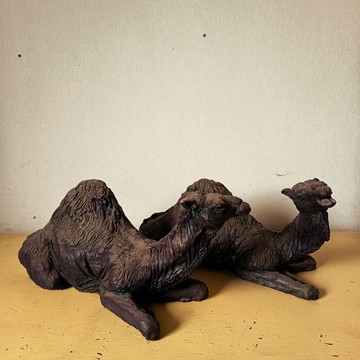 駱駝造型雕塑擺飾