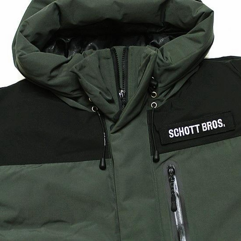 SCHOTT ショット ツートン ダウンジャケット 2TONE DOWN JACKET ...