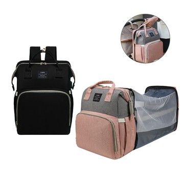 【Mesenfants】LAND大容量媽咪包 雙肩媽媽包 攜帶式嬰兒床 待產包