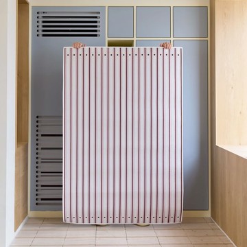 韓國 nomia 平織地毯 摩卡條紋 （多尺寸） - 100x150