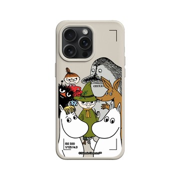 iPhone 15 Pro Max SolidX 貝殼灰 - Moomin - 誰沒看鏡頭？