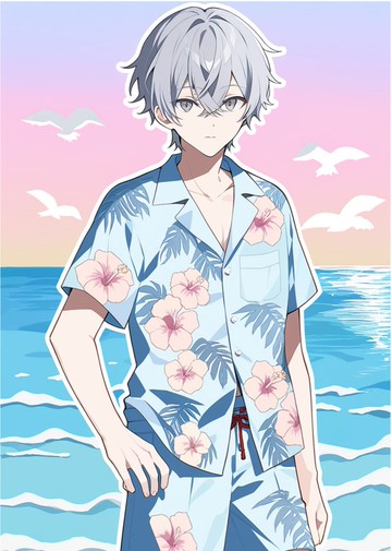 Nekonoko 2026 Summer Collection 月亮貼紙 Seaside Breeze