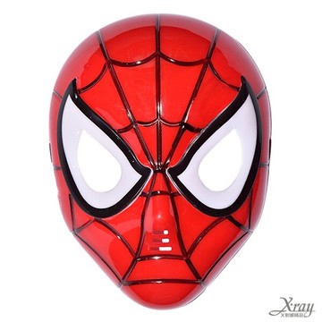 蜘蛛人LED發光面具，萬聖節/Party/角色扮演/化妝舞會/表演造型都合適~，X射線【W060006】