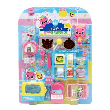 pinkfong 碰碰狐 鯊魚寶寶聲光迷你便利店  多色  1組