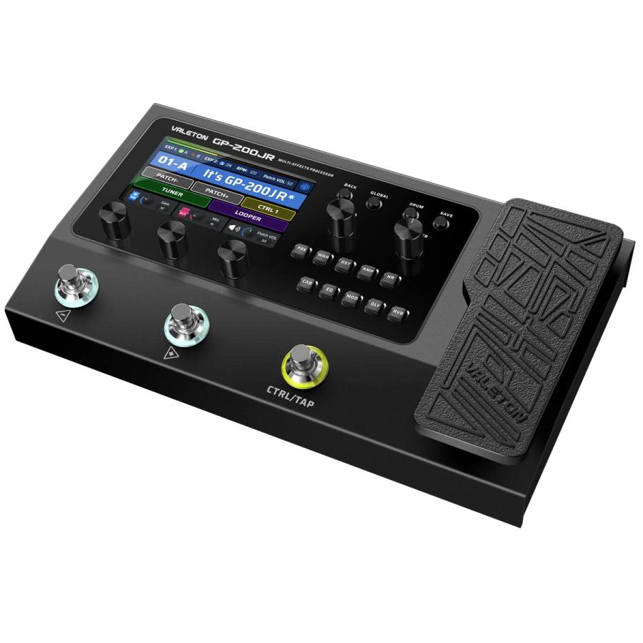 VALETON Multi Effects Processor Multi-Effects Pedal with Expression Pedal FX Loop MIDI I O Guitar Bass Effects Pedal Amp Modeling IR Cabinets Simulati