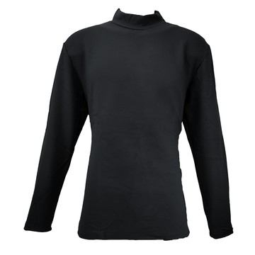 男德絨半高領厚保暖衣-K830-黑色-XL-2件