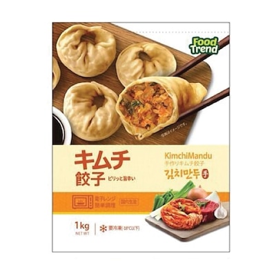  冷凍 (名家) 手作りキムチ餃子1kg 韓国食品 韓国料理 韓国食材 韓国餃子 韓国ギョーザ 手作り 唐辛子