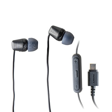 SONY 黑柴耳機 TYPE C 線控 入耳式 麥克風 有線耳機 黑色
