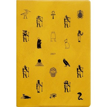 MATOKA 日誌 2027 10 月開始 B6 月曆 Egyptian Sand Yellow