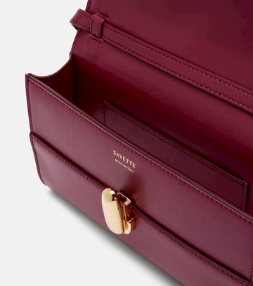Savette Symmetry Mini leather crossbody bag