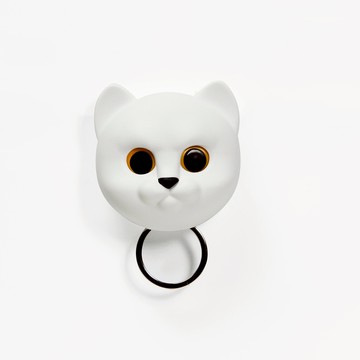 QUALY 喵喵鑰匙圈 (共三色) 貓咪造型鑰匙圈