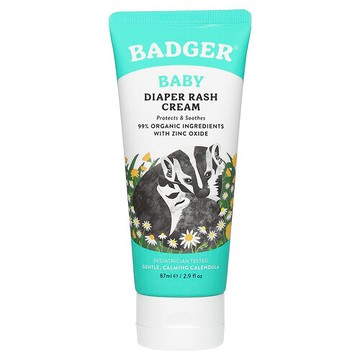 Badger, 嬰兒尿布疹霜，金盞花香，2.9 液量盎司（87 毫升）