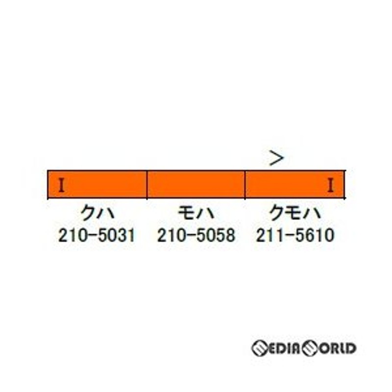 新品即納』{RWM}(再販)30888 JR211系5600番台(SS編成) 増結3両編成