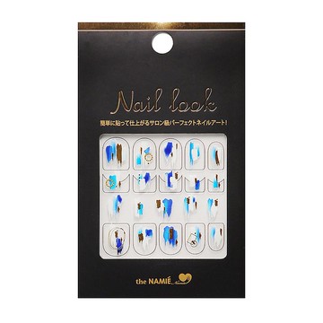 【 DIY 美甲】Nail Look 美甲裝飾藝術貼紙 粉藍觸感