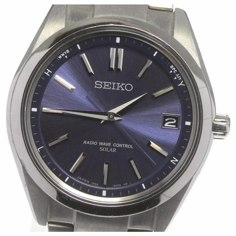 【電波ソーラー】セイコー　ブライツ　チタン　7B24-0BH0 SEIKO セイコー ブライツ 腕時計 電波ソーラー デイト 7B24-0BH0