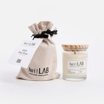 hoi! LAB 實驗室香氛 - 天然大豆香氛蠟燭 - 鳶尾白麝香