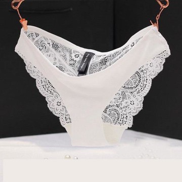 維多利亞新款提臀性感透氣內褲薄款蕾絲舒適女士蕾絲舒適三角底褲