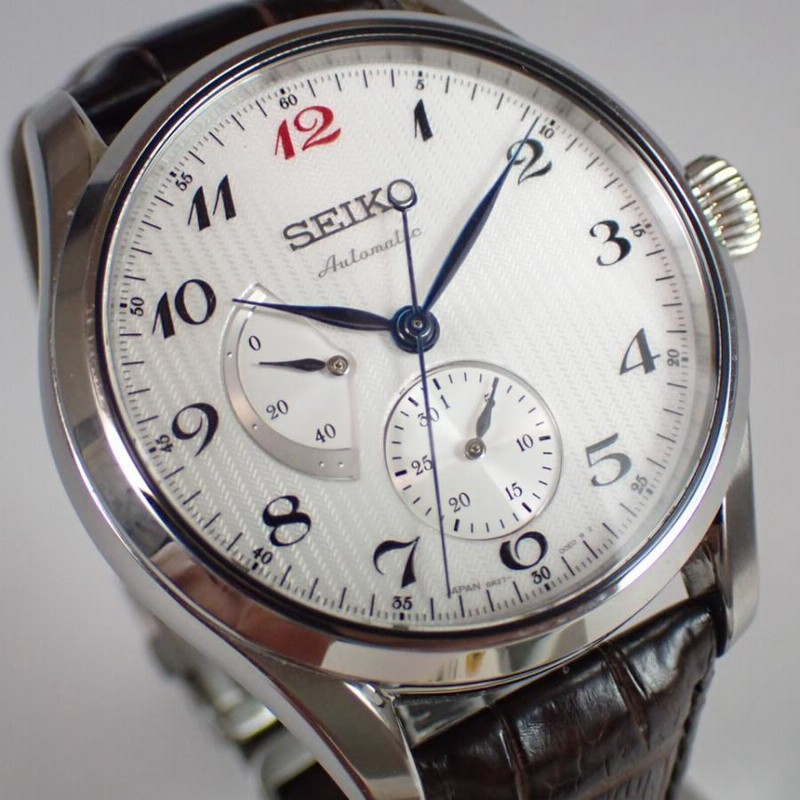 SEIKO セイコー メンズ腕時計 プレサージュ SARW025 6R27-00J0白文字盤 