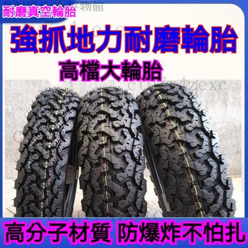 電瓶車防滑專用雪地真空胎全新八層超耐磨骨頭紋300-10全地形可用 輪胎 機車輪胎 電機車輪胎 防滑輪胎 外胎