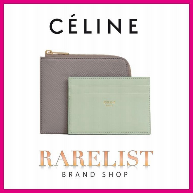 セリーヌ CELINE カードケース 名刺入れ コインケース ぺブル 