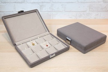 頂級12格墜鍊,耳環收藏盒, 日本原裝進口