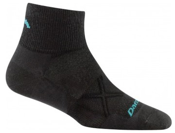 ├登山樂┤美國 Darn Tough 女跑步自行車羊毛襪-黑灰 # DT1761(終身保固)