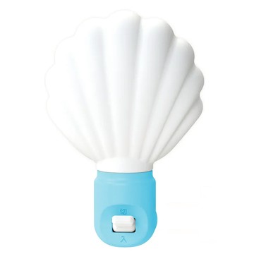 SONGWIN 燈絲型LED貝殼小夜燈  粉藍色  1個