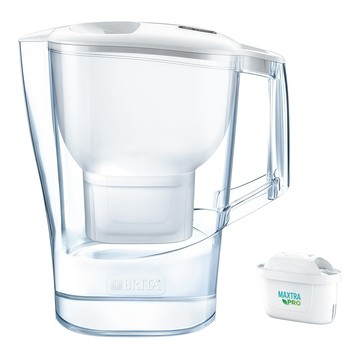 BRITA 濾水壺 Aluna XL 3.5L + Maxtra Pro濾芯  白色 + 透明色  1套