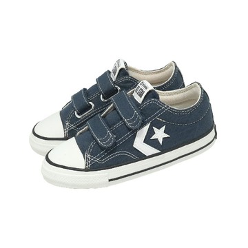 CONVERSE 休閒鞋 Star Player 76 2V 小童鞋 學步鞋 藍 魔鬼氈 帆布鞋 A05221C