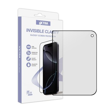 VXTRA 全膠貼合 iPhone Duo 防窺滿版疏水疏油9H鋼化頂級玻璃貼 保護貼(黑)