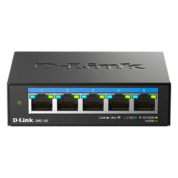D-Link 多網速非網管5埠網路交換器  DMS-105  1個