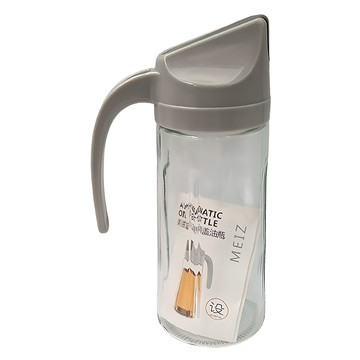 G+居家 自動開關玻璃油瓶 630ML  1個