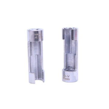 臺灣發貨>開口油管拆卸套筒17mm開槽含氧傳感器扳手柴油噴油管六角適配大飛AWZ