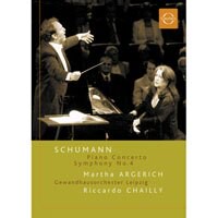 阿格麗希的舒曼之夜~舒曼逝世150週年紀念音樂會 Schumann: Argerich & Chailly (DVD) 【EuroArts】