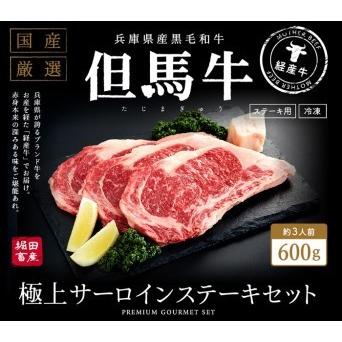 ふるさと納税 020AA02N.いちかわ精肉店「サーロインステーキ」200ｇ×3 兵庫県市川町