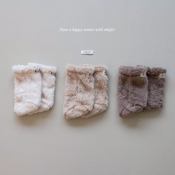 mkids新品 泰迪絨毛襪靴｜韓國童裝