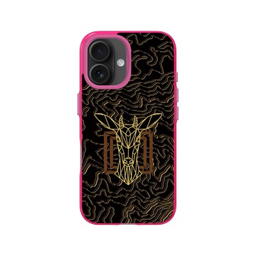 iPhone 16 Clear 粉漾桃 - 花生騷 WasangShow - DAYA等高線