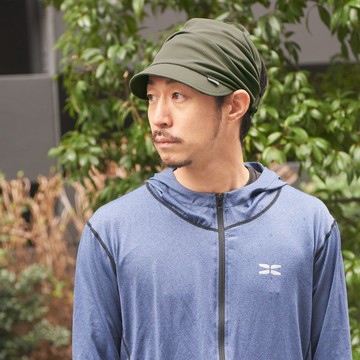 CHARM 輕量吸汗速乾抗UV髮帶遮陽帽