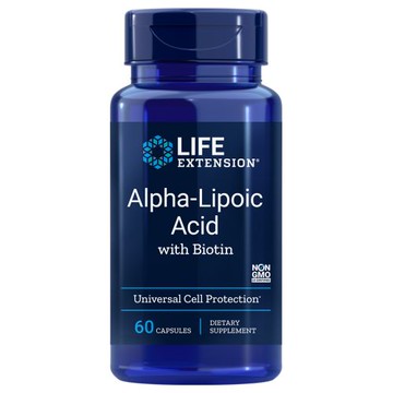 Super AlphaLipoic Acid with Biotin 60 caps by Life Extension