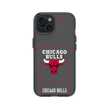 iPhone 15 Clear 酷墨灰 - NBA - 球場系列-芝加哥公牛 Chicago Bulls - Court