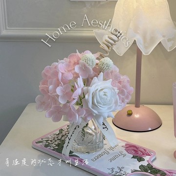 夢幻繡球香薰仿真花假花花藝客廳裝飾擺件花室內持久香薰裝飾禮物 ERSC