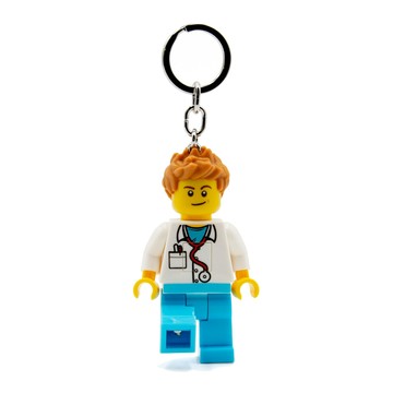 LEGO 城市系列男醫生鑰匙圈燈