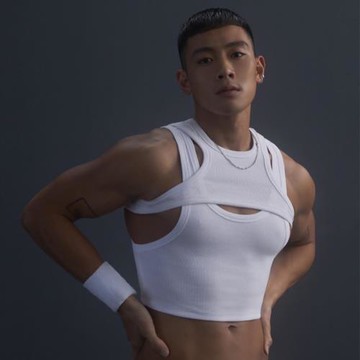 男士純棉背心打底緊身青年修身型運動健身彈力跨欄工字白色吊帶潮