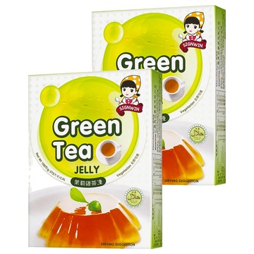 SIGNWIN 三得冠 茉莉綠茶凍粉 簡單操作 輕鬆做甜點  100g  2盒