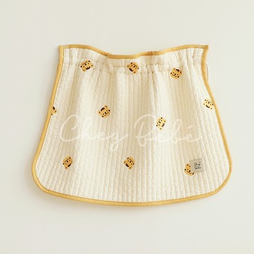 韓國Chezbebe 奶黃小虎刺繡汽車遮陽簾