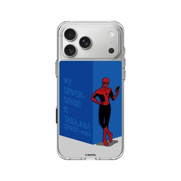 iPhone 17 Pro Max Clear Case（相機按鈕） 透明 - 蜘蛛人 Spider-man - 蜘蛛人 - 蜘蛛感應